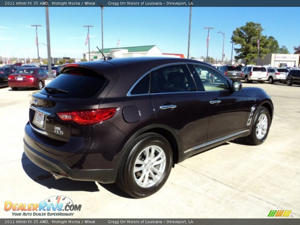 Midnight Mocha 2011 Infiniti FX 35 AWD Photo #3