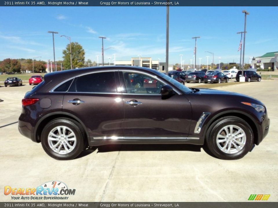 Midnight Mocha 2011 Infiniti FX 35 AWD Photo #6