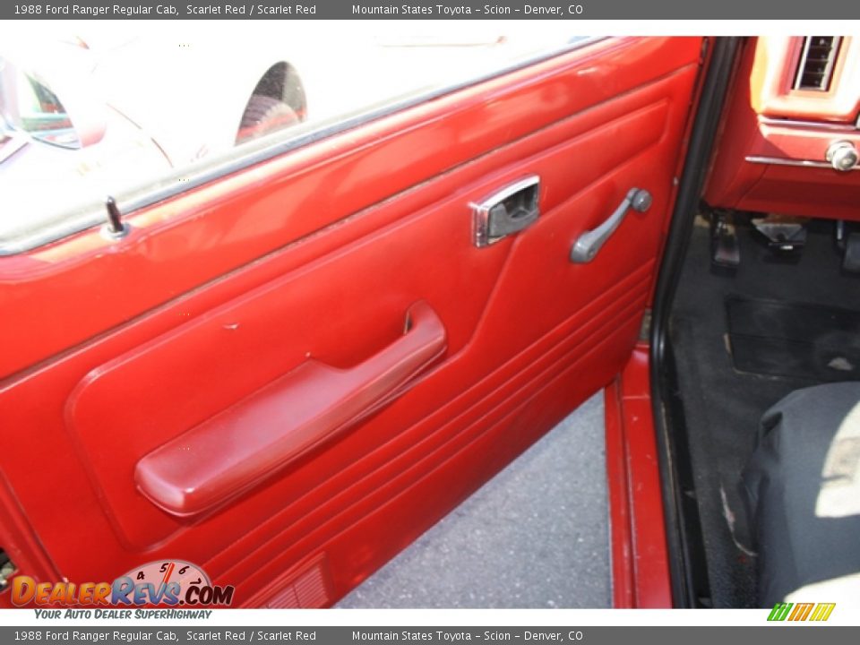 Door Panel of 1988 Ford Ranger Regular Cab Photo #5