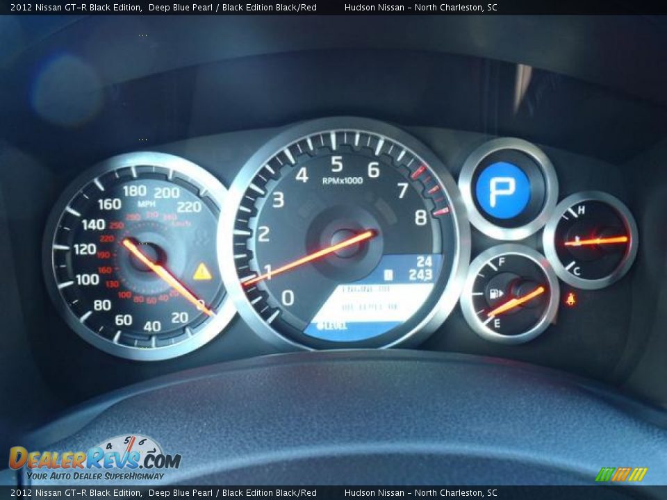 2012 Nissan GT-R Black Edition Gauges Photo #8