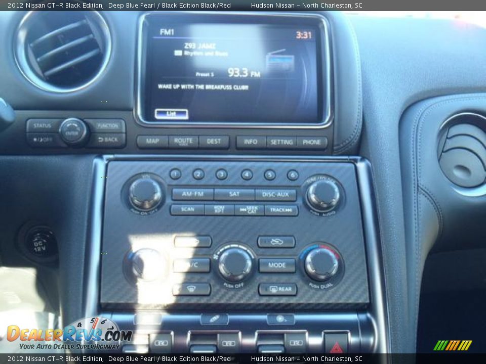 Controls of 2012 Nissan GT-R Black Edition Photo #9