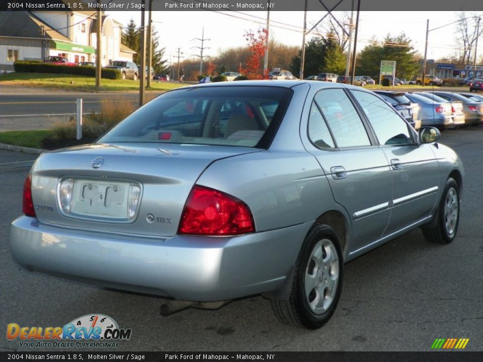 Molten Silver 2004 Nissan Sentra 1.8 S Photo #3