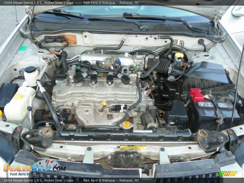 2004 Nissan Sentra 1.8 S 1.8 Liter DOHC 16-Valve 4 Cylinder Engine Photo #12