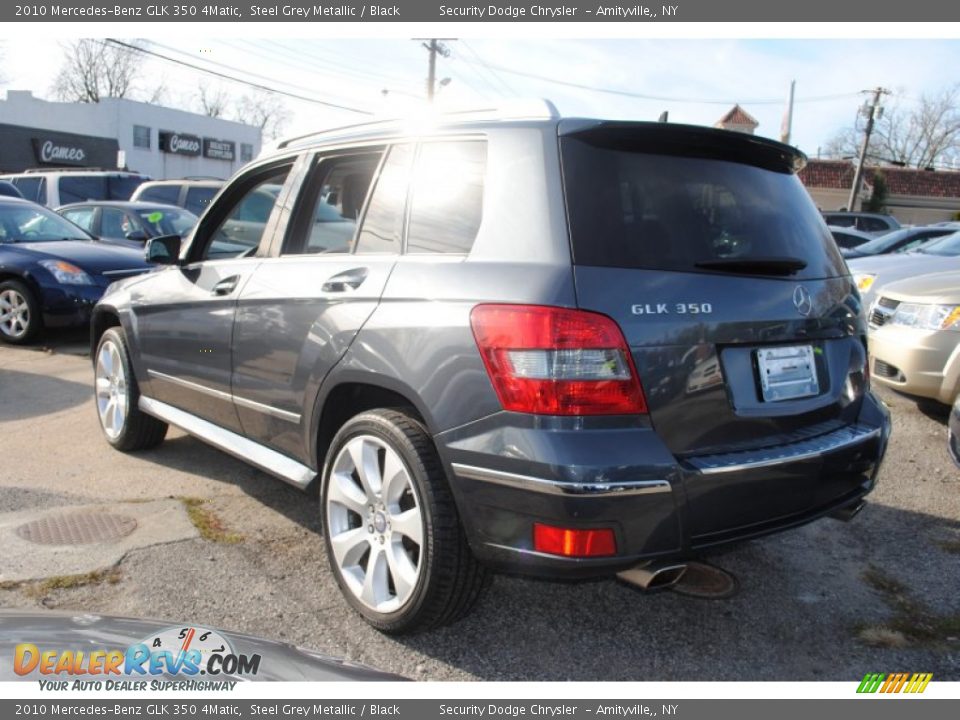 2010 Mercedes-Benz GLK 350 4Matic Steel Grey Metallic / Black Photo #2