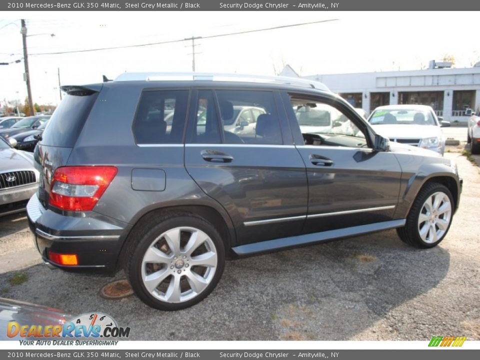 2010 Mercedes-Benz GLK 350 4Matic Steel Grey Metallic / Black Photo #3