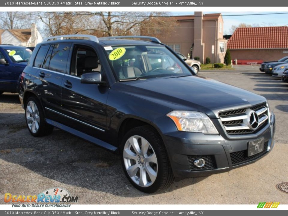 2010 Mercedes-Benz GLK 350 4Matic Steel Grey Metallic / Black Photo #4