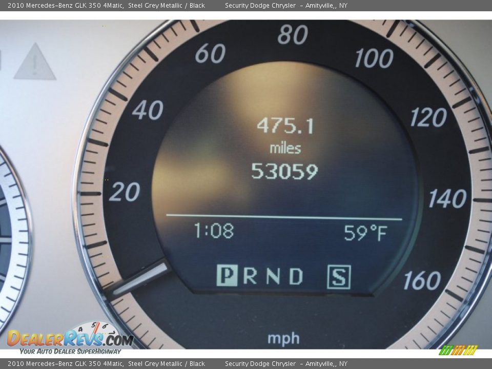 2010 Mercedes-Benz GLK 350 4Matic Steel Grey Metallic / Black Photo #10