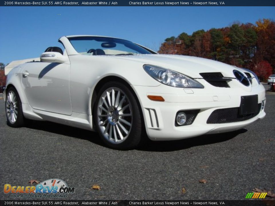 Front 3/4 View of 2006 Mercedes-Benz SLK 55 AMG Roadster Photo #1