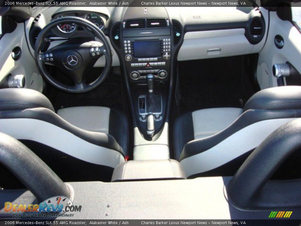 Dashboard of 2006 Mercedes-Benz SLK 55 AMG Roadster Photo #12