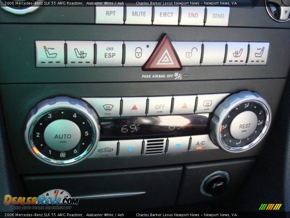 Controls of 2006 Mercedes-Benz SLK 55 AMG Roadster Photo #17