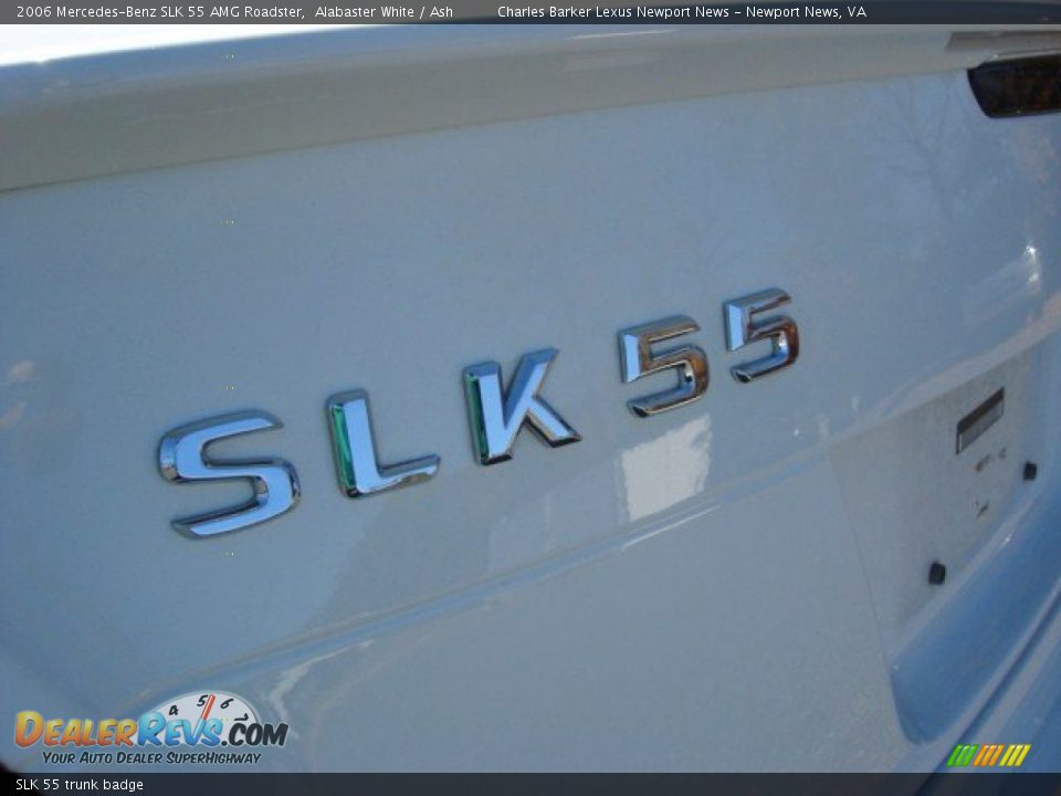 SLK 55 trunk badge - 2006 Mercedes-Benz SLK