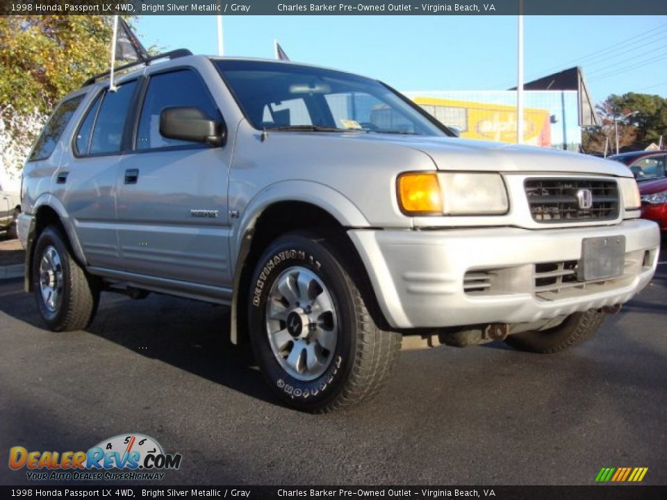 1998 Honda Passport LX 4WD Bright Silver Metallic / Gray Photo #1