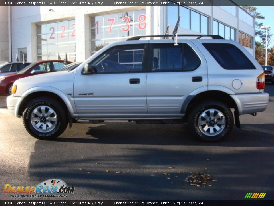 1998 Honda Passport LX 4WD Bright Silver Metallic / Gray Photo #6