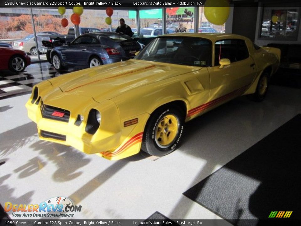 1980 Chevrolet Camaro Z28 Sport Coupe Bright Yellow / Black Photo #1