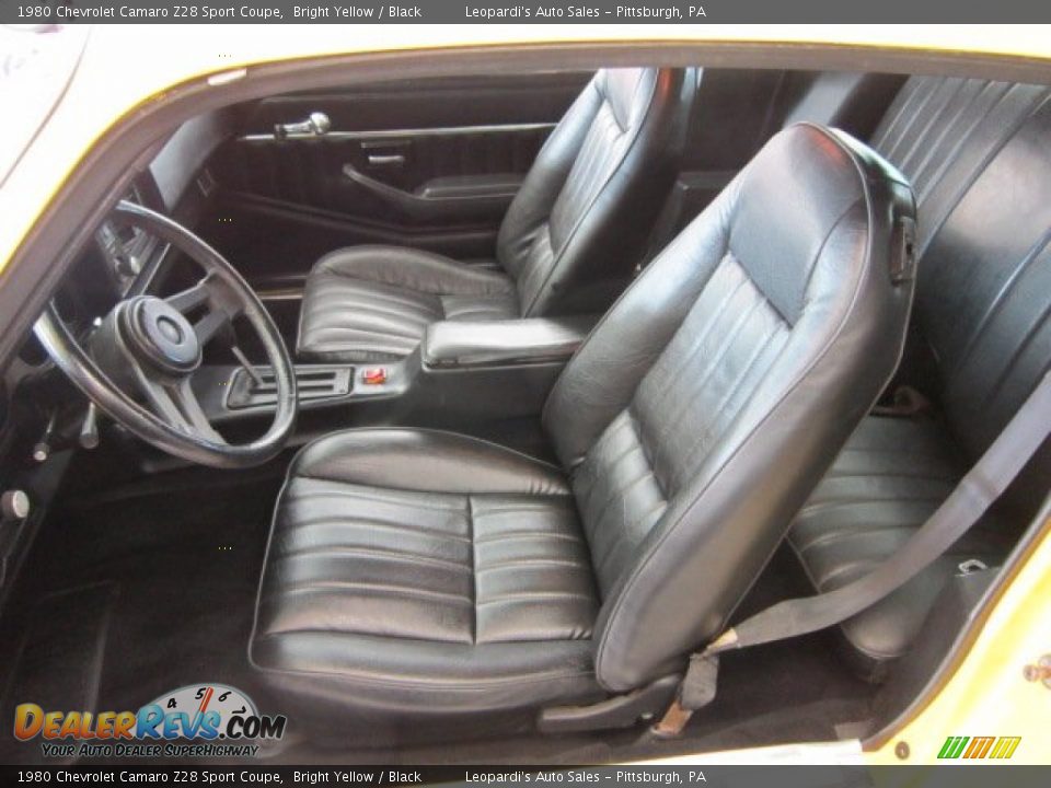 Black Interior - 1980 Chevrolet Camaro Z28 Sport Coupe Photo #10