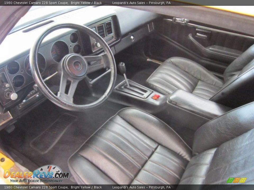 Black Interior - 1980 Chevrolet Camaro Z28 Sport Coupe Photo #11