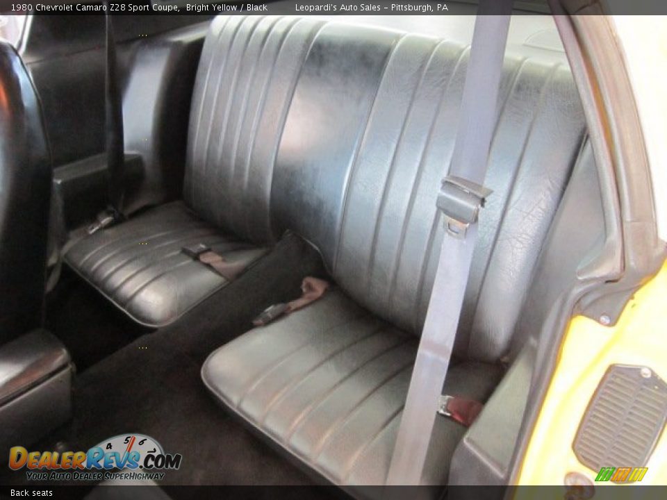Back seats - 1980 Chevrolet Camaro