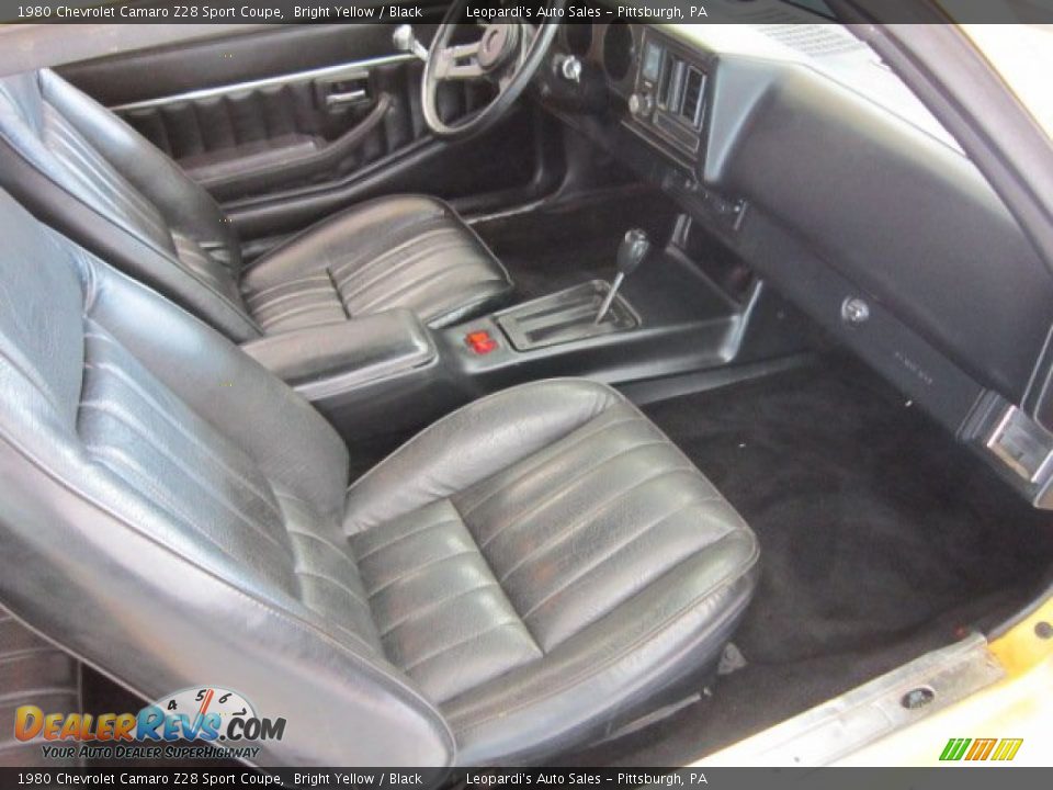 Black Interior - 1980 Chevrolet Camaro Z28 Sport Coupe Photo #17