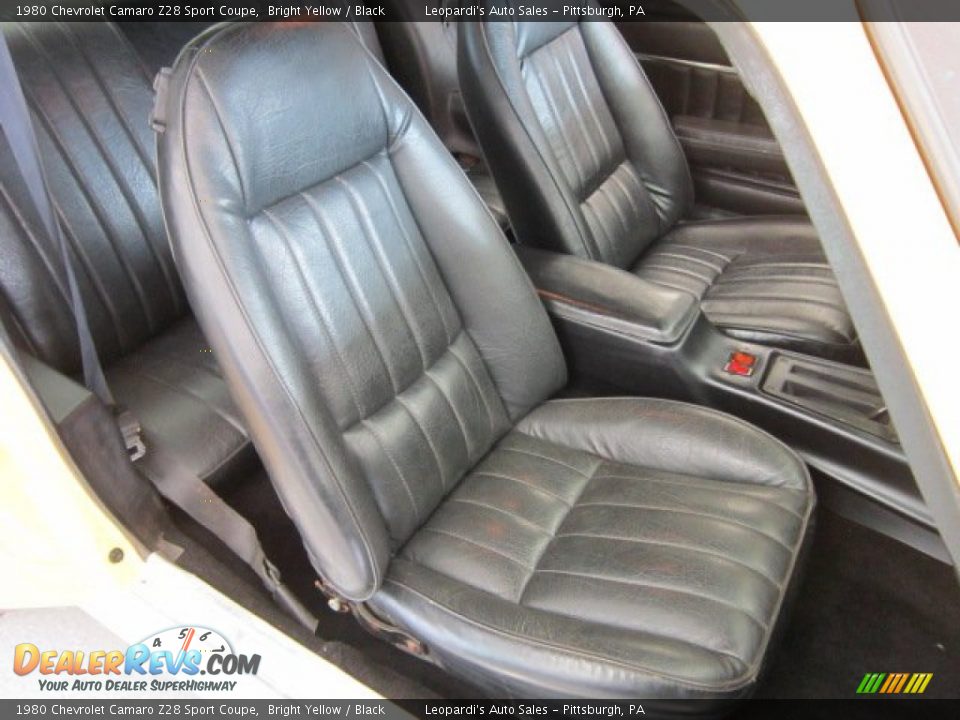 Black Interior - 1980 Chevrolet Camaro Z28 Sport Coupe Photo #19