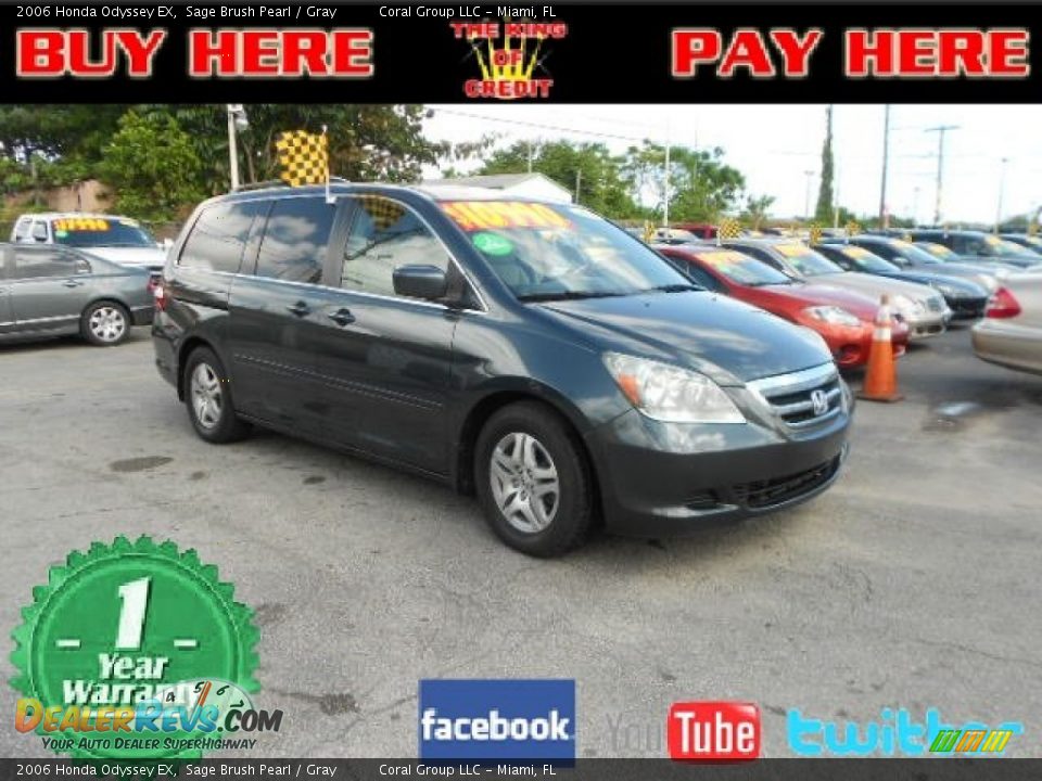 2006 Honda Odyssey EX Sage Brush Pearl / Gray Photo #1