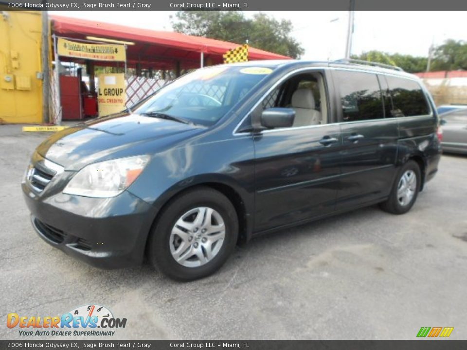 2006 Honda Odyssey EX Sage Brush Pearl / Gray Photo #3