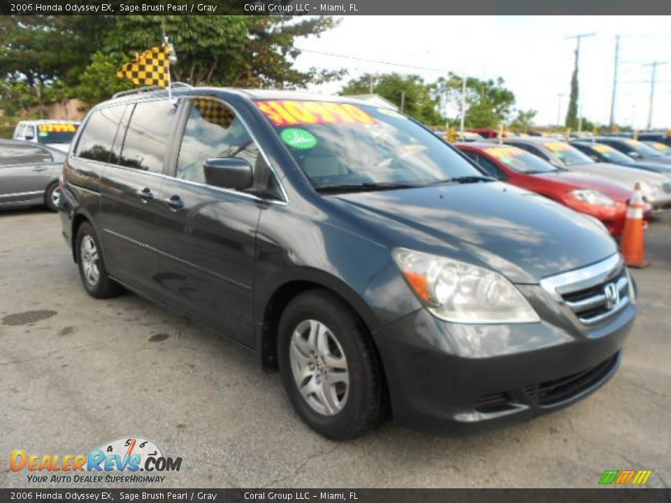 2006 Honda Odyssey EX Sage Brush Pearl / Gray Photo #4