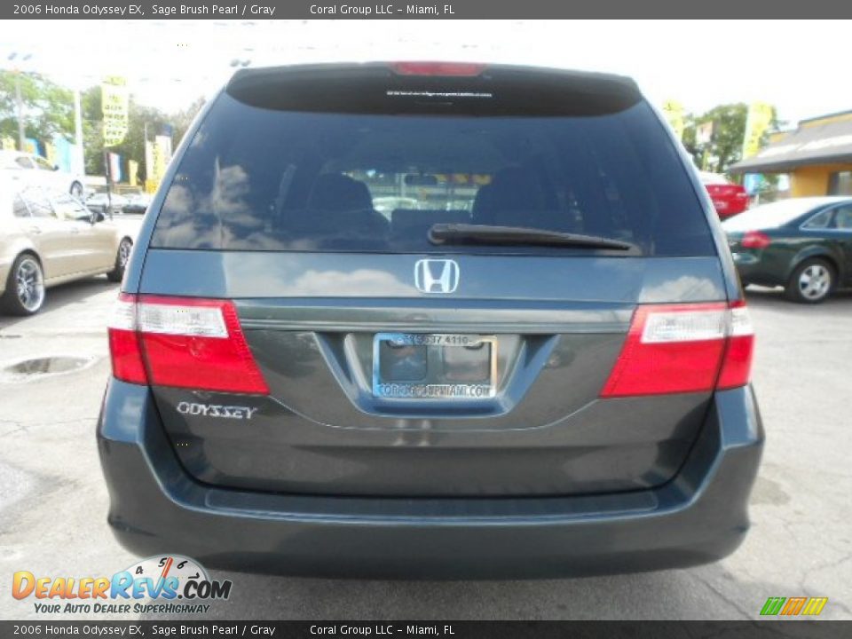 2006 Honda Odyssey EX Sage Brush Pearl / Gray Photo #7