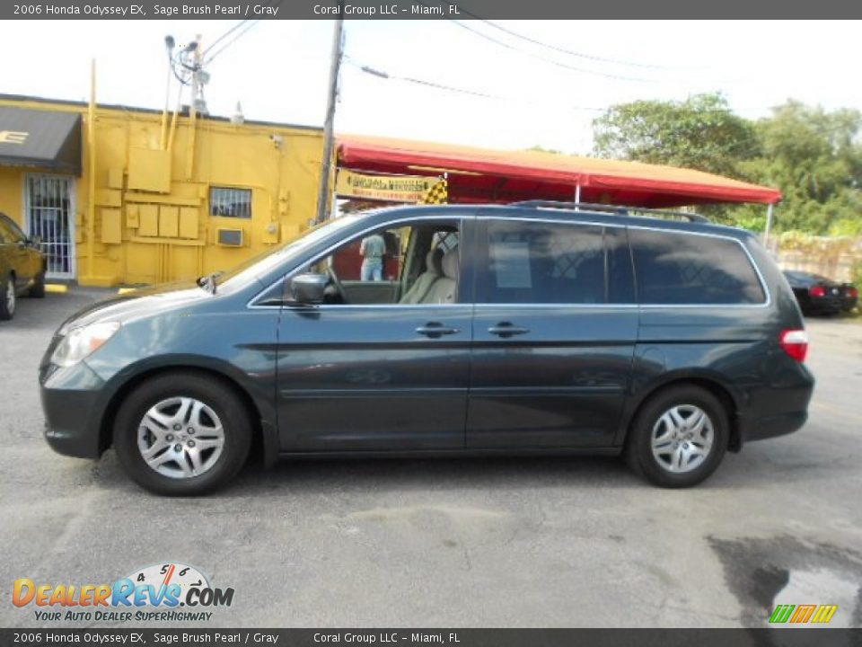 2006 Honda Odyssey EX Sage Brush Pearl / Gray Photo #8