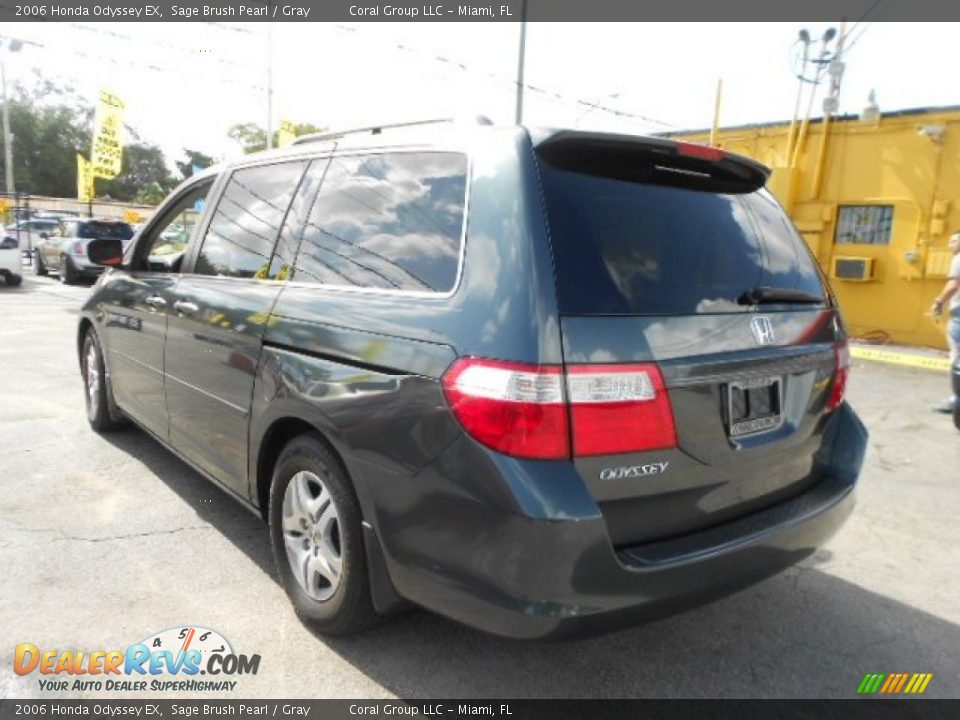 2006 Honda Odyssey EX Sage Brush Pearl / Gray Photo #9