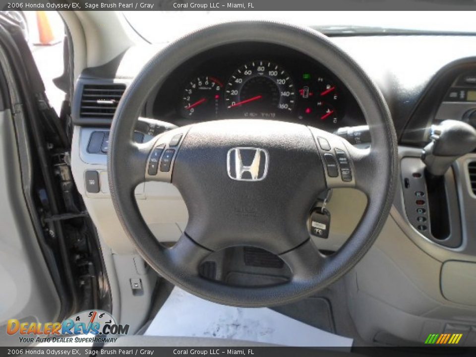 2006 Honda Odyssey EX Sage Brush Pearl / Gray Photo #14