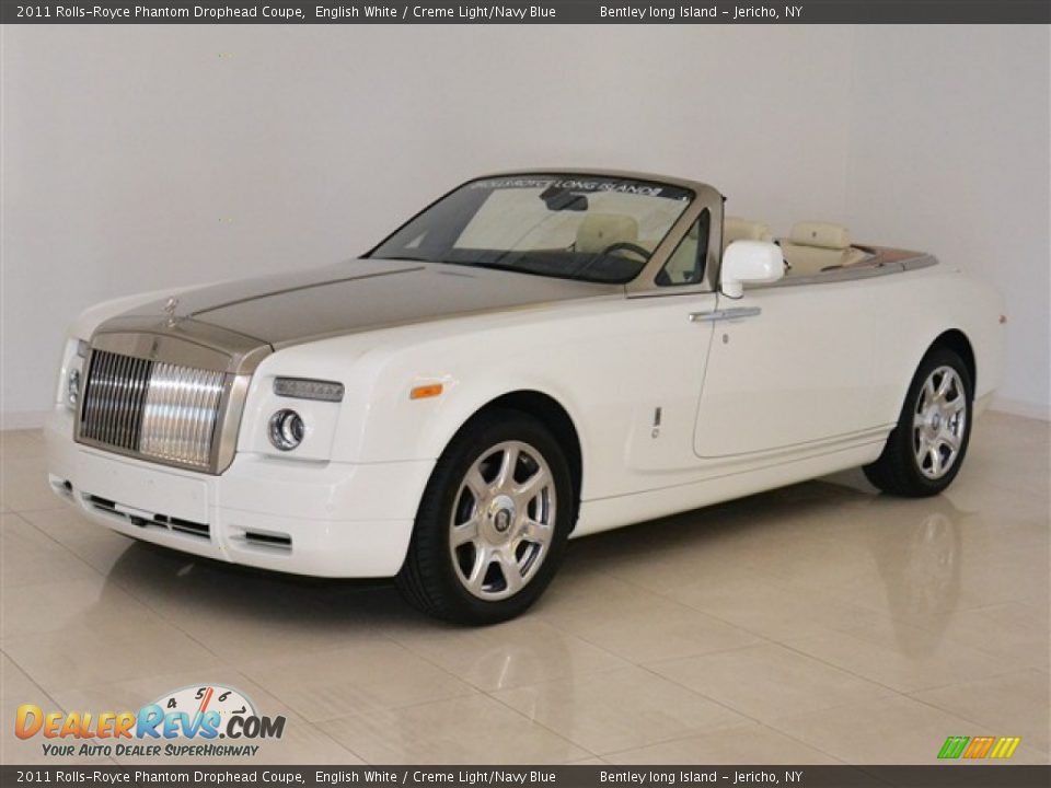 English White 2011 Rolls-Royce Phantom Drophead Coupe Photo #1