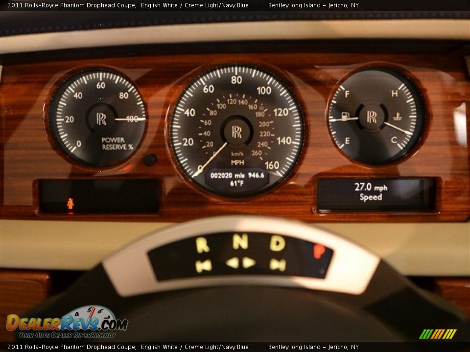 2011 Rolls-Royce Phantom Drophead Coupe Gauges Photo #19