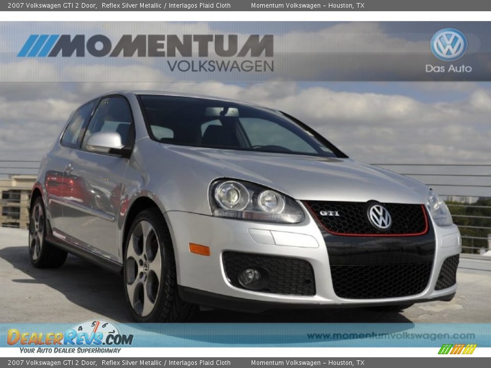 2007 Volkswagen GTI 2 Door Reflex Silver Metallic / Interlagos Plaid Cloth Photo #1