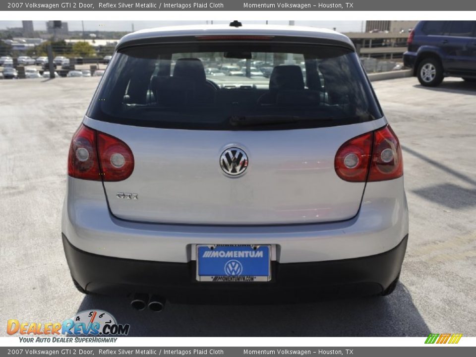 2007 Volkswagen GTI 2 Door Reflex Silver Metallic / Interlagos Plaid Cloth Photo #7