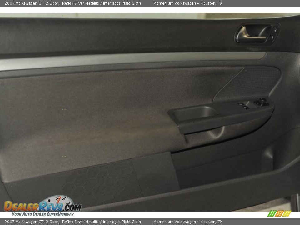 2007 Volkswagen GTI 2 Door Reflex Silver Metallic / Interlagos Plaid Cloth Photo #12