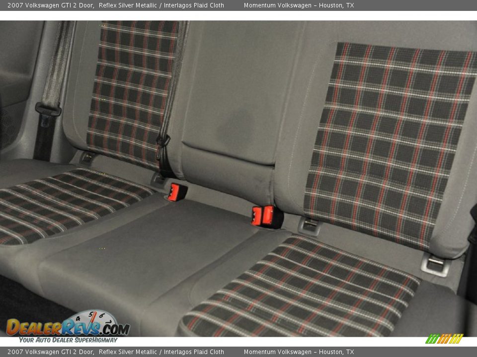 2007 Volkswagen GTI 2 Door Reflex Silver Metallic / Interlagos Plaid Cloth Photo #15