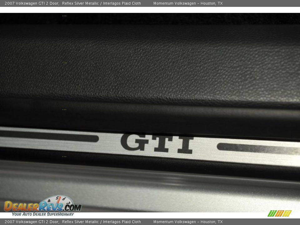 2007 Volkswagen GTI 2 Door Reflex Silver Metallic / Interlagos Plaid Cloth Photo #16