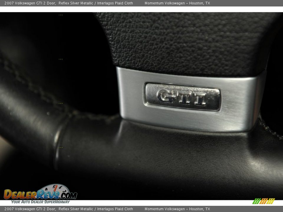 2007 Volkswagen GTI 2 Door Reflex Silver Metallic / Interlagos Plaid Cloth Photo #25