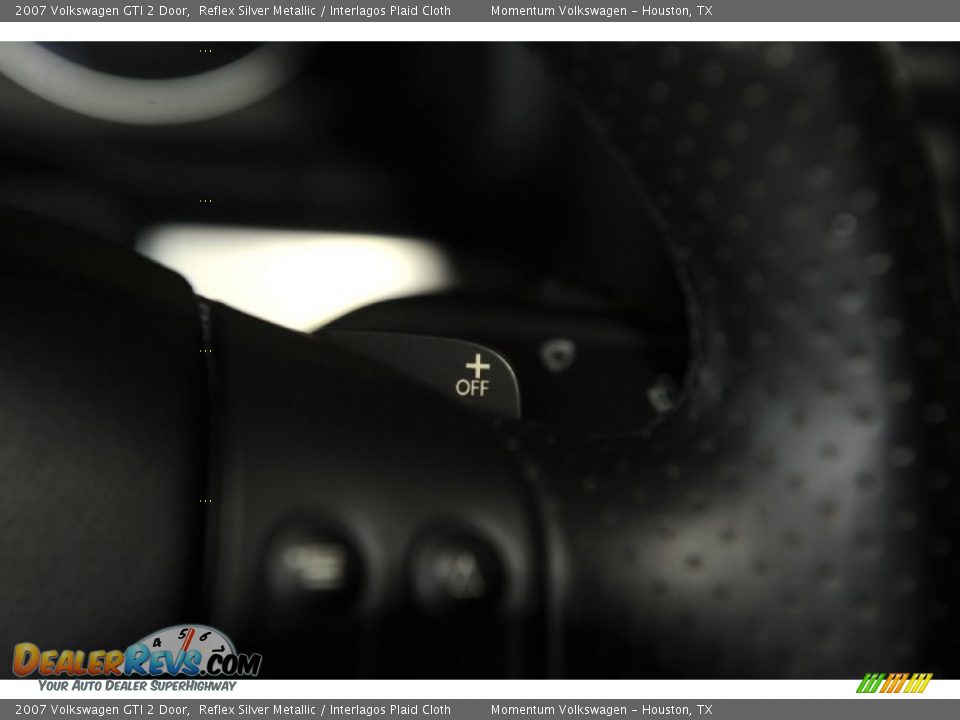 2007 Volkswagen GTI 2 Door Reflex Silver Metallic / Interlagos Plaid Cloth Photo #26
