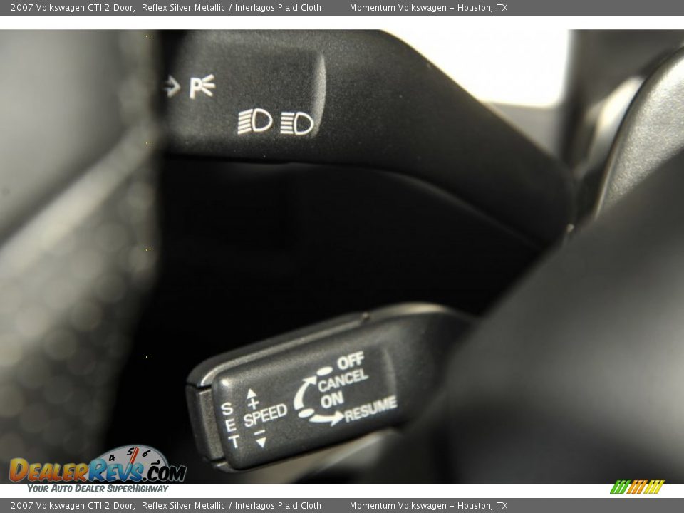 2007 Volkswagen GTI 2 Door Reflex Silver Metallic / Interlagos Plaid Cloth Photo #28