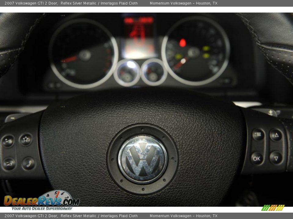 2007 Volkswagen GTI 2 Door Reflex Silver Metallic / Interlagos Plaid Cloth Photo #29