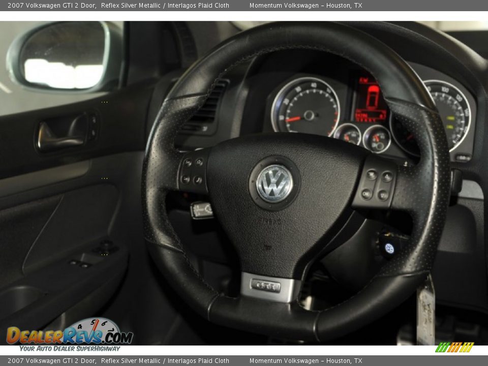 2007 Volkswagen GTI 2 Door Reflex Silver Metallic / Interlagos Plaid Cloth Photo #34