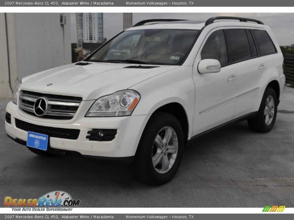 2007 Mercedes-Benz GL 450 Alabaster White / Macadamia Photo #3