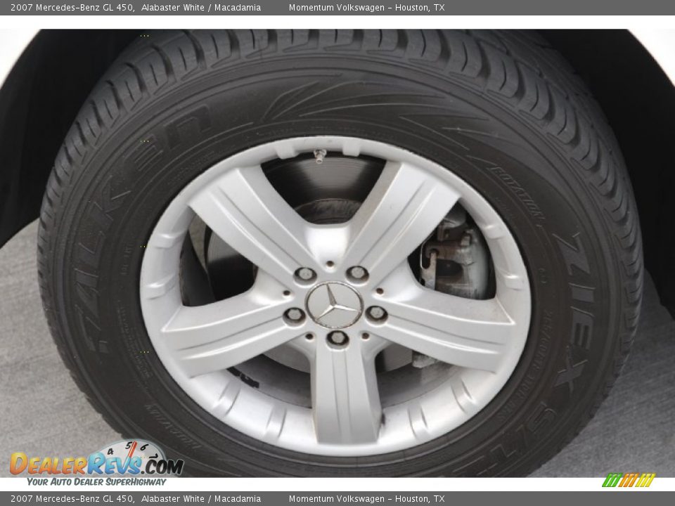 2007 Mercedes-Benz GL 450 Alabaster White / Macadamia Photo #4