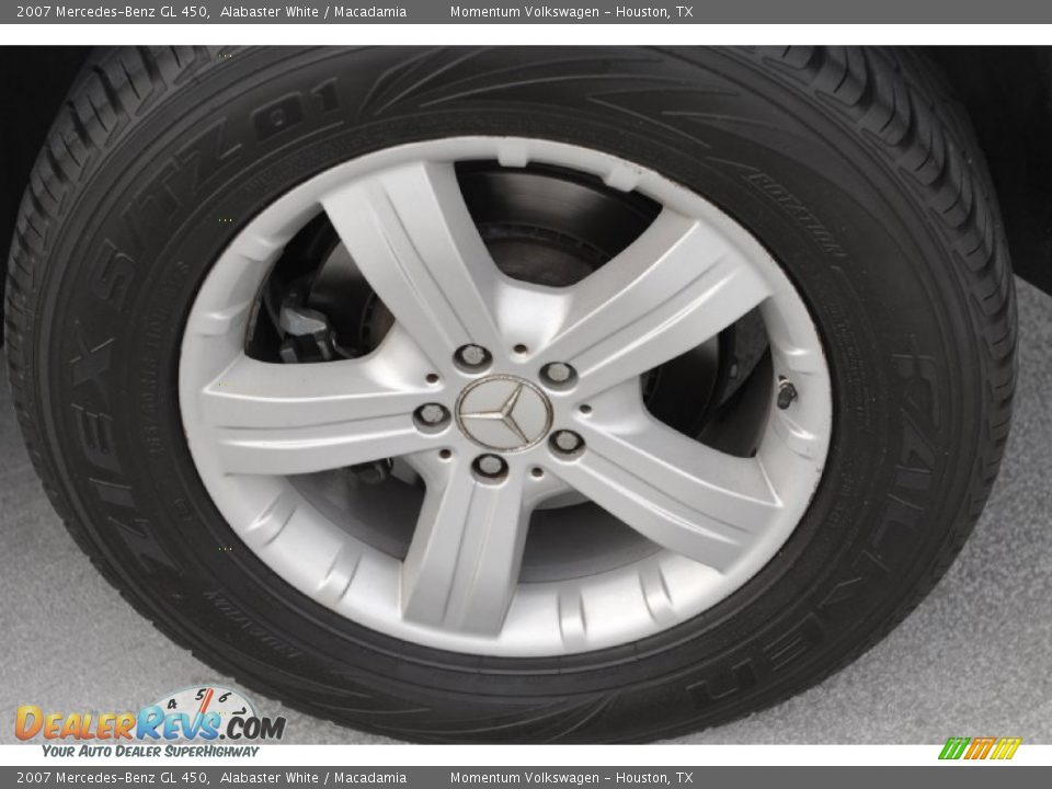 2007 Mercedes-Benz GL 450 Alabaster White / Macadamia Photo #5