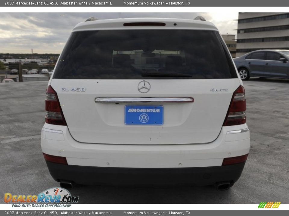 2007 Mercedes-Benz GL 450 Alabaster White / Macadamia Photo #6