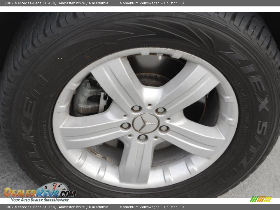 2007 Mercedes-Benz GL 450 Alabaster White / Macadamia Photo #10
