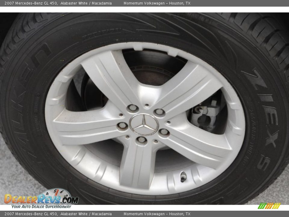 2007 Mercedes-Benz GL 450 Alabaster White / Macadamia Photo #11