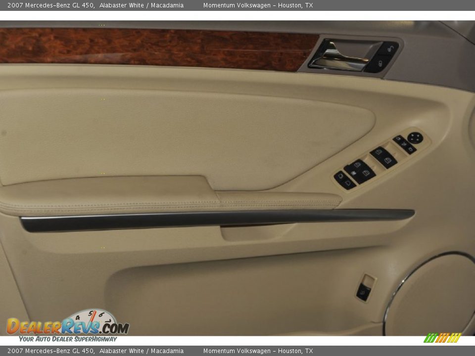 2007 Mercedes-Benz GL 450 Alabaster White / Macadamia Photo #12