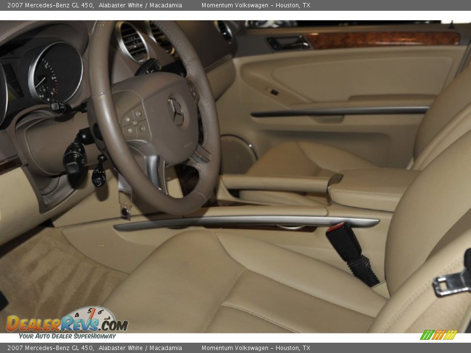 2007 Mercedes-Benz GL 450 Alabaster White / Macadamia Photo #13